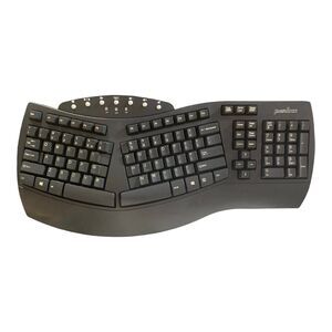 Black Perixx PERIBOARD-612 wireless ergonomic split keyboard